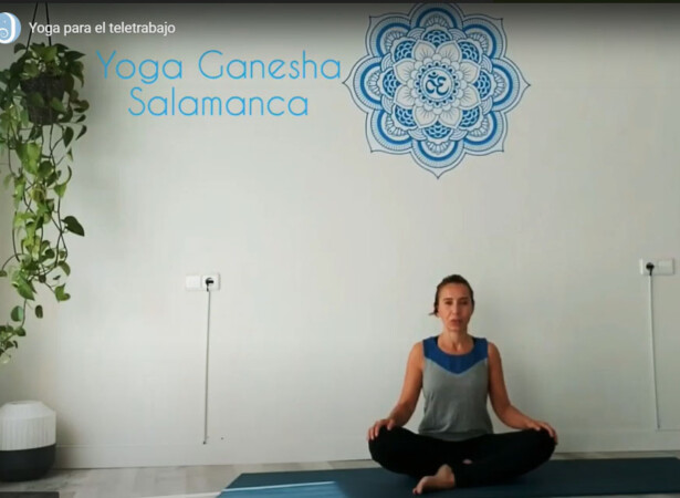 Marta Corrionero, maestra de yoga de Ganesha Salamanca.