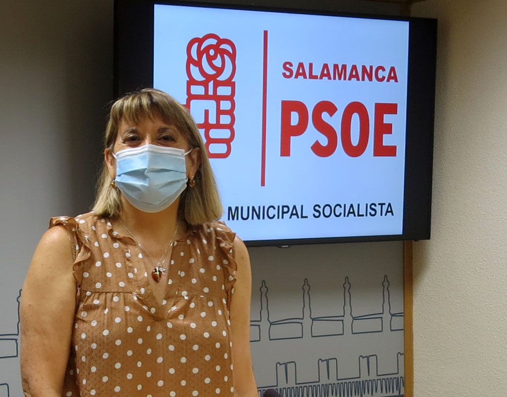 María García, concejala Socialista del Ayuntamiento de Salamanca.
