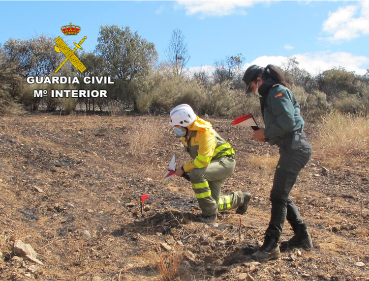 ICAL. La Guardia Civil investiga a dos personas por el incendio forestal de Lober de Aliste (Zamora)