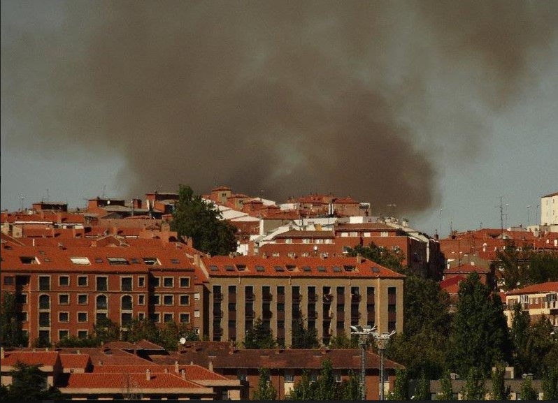 incendio pasto