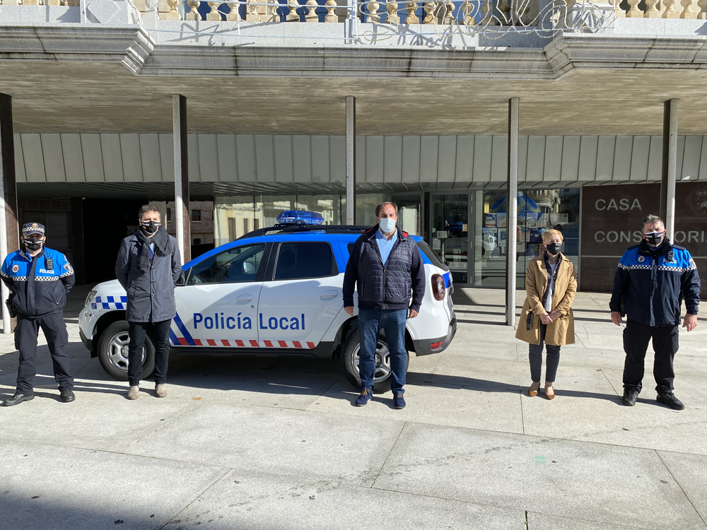 El nuevo coche de la Policía Local de Guijuelo.