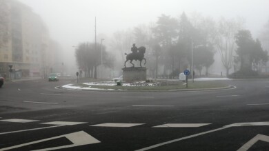 Salamanca capital y algunas carreteras de la provincia han amanecido con niebla.