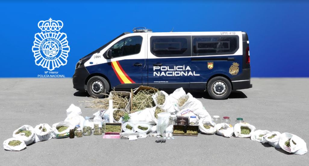 policia plantacion marihuana