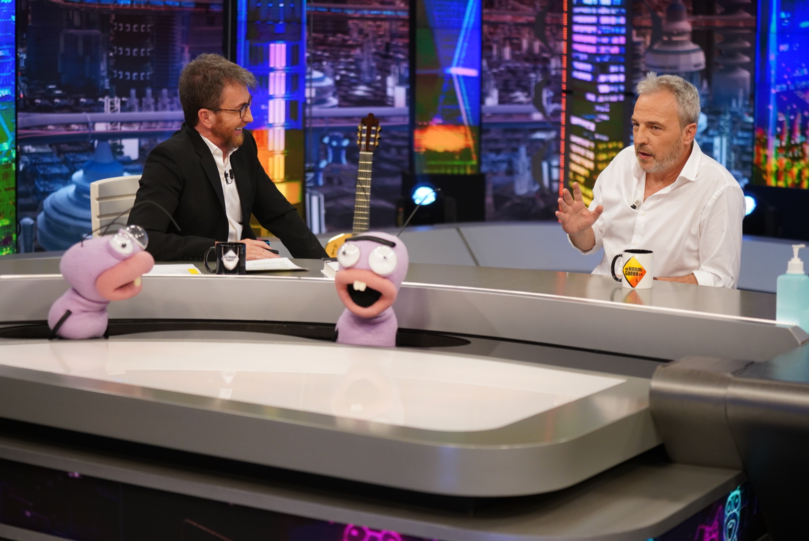 David Summers con pablo Motos, en El Hormiguero.