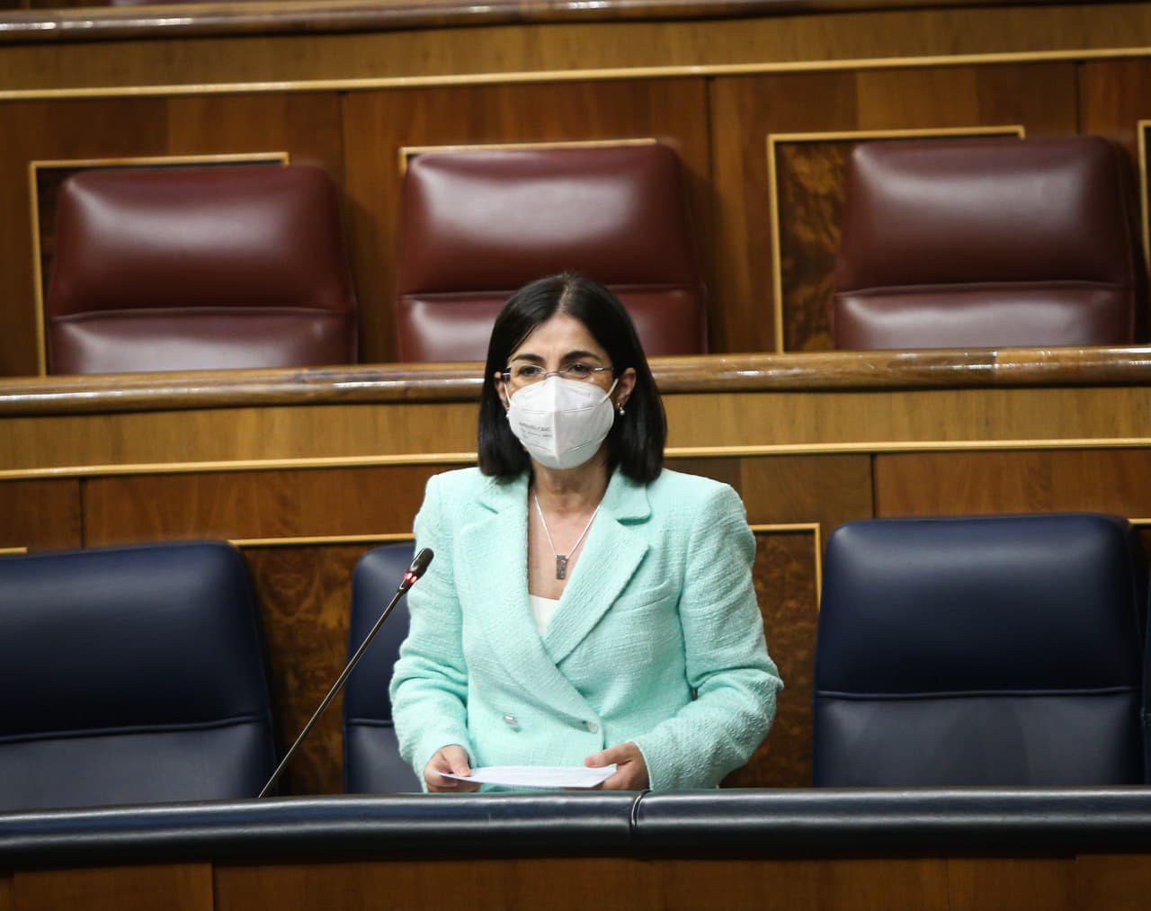 Ministra de Sanidad, Carolina Darías. Foto. Congreso de los Diputados.