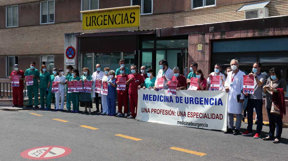 Personal sanitario de Urgencias y Emergencias de Salamanca.