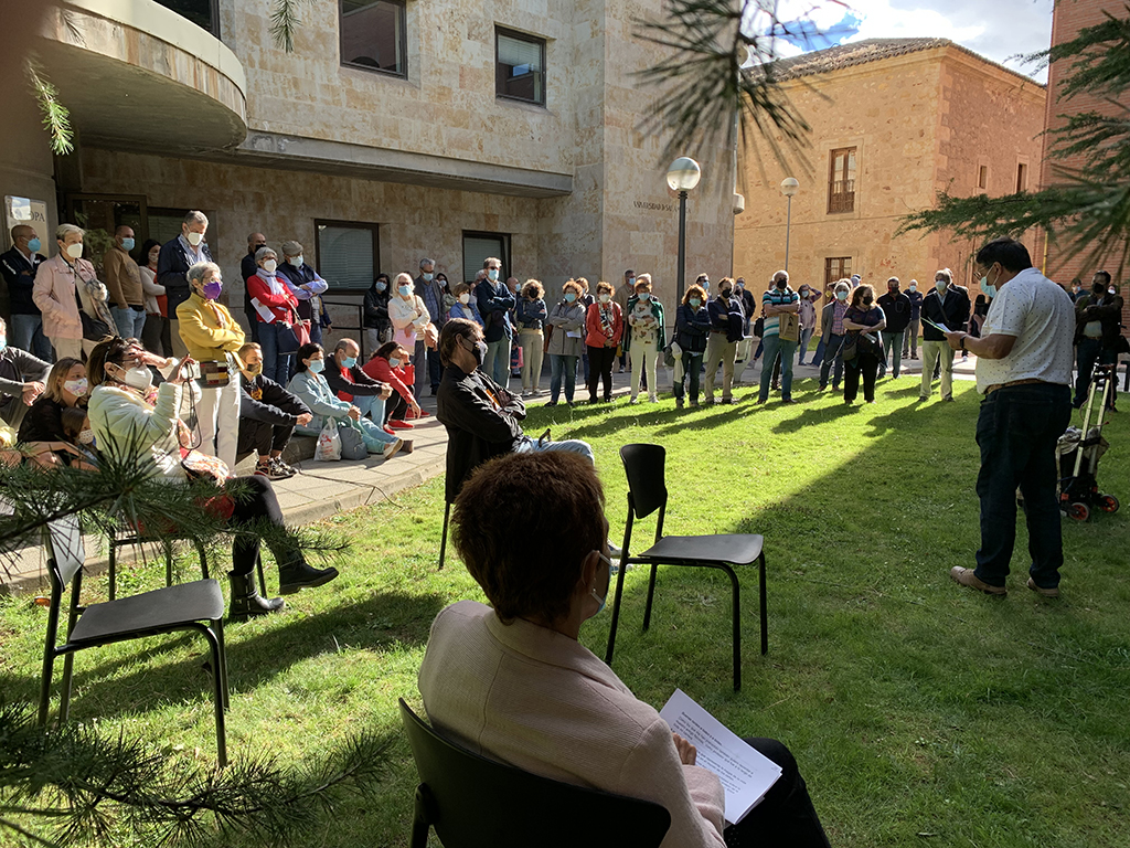 Homenaje a Nicolás Martín Sosa en la Facultad de Pedagogía.