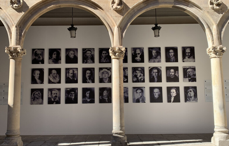 Exposición 'Poéticas de Salamanca', de Florencio Maíllo, que se puede ver en el patio de La Salina.
