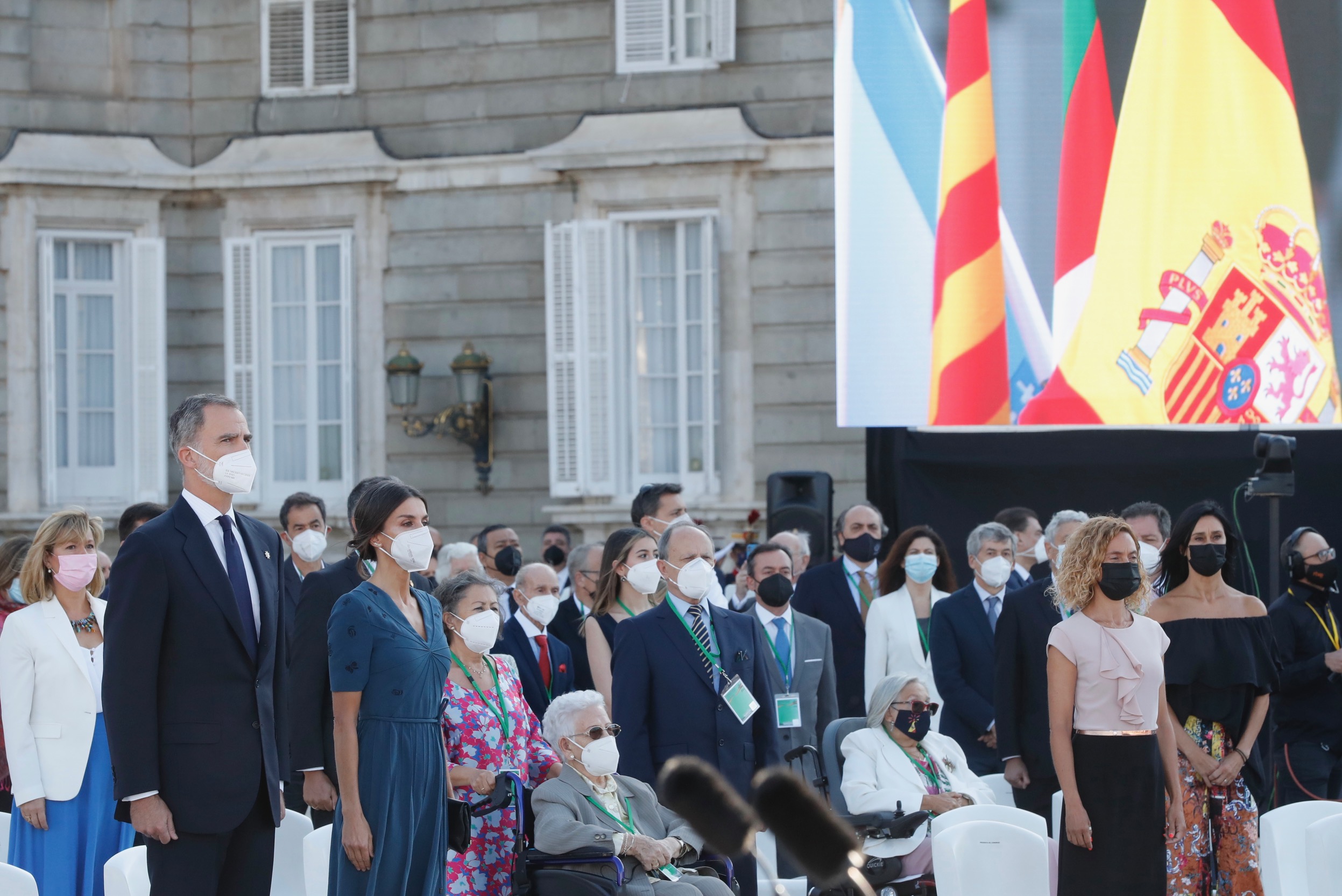 Los Reyes presidieron el acto de homenaje de Estado a las víctimas de la pandemia de la Covid-19 y de reconocimiento al personal sanitario