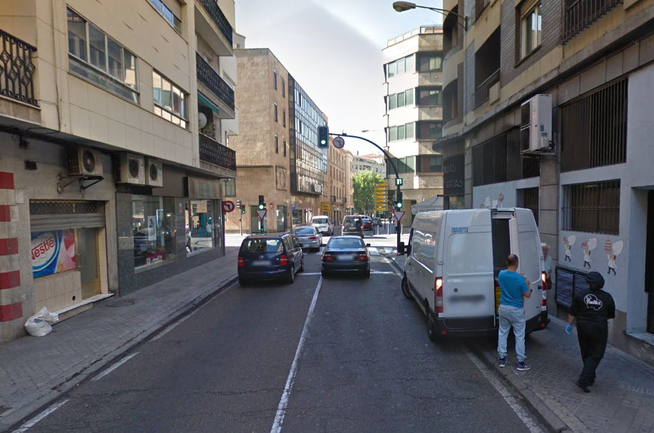 La calle Álvaro Gil. Foto. Google Maps.