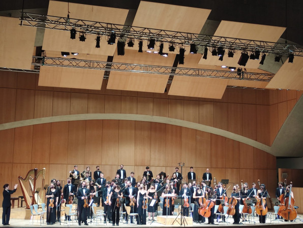 Concierto ofrecido por la orquesta sinfónica del Conservatorio Superior de Castilla y León.