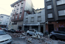 César Sánchez / ICAL . Explosión en un edificio de Ponferrada