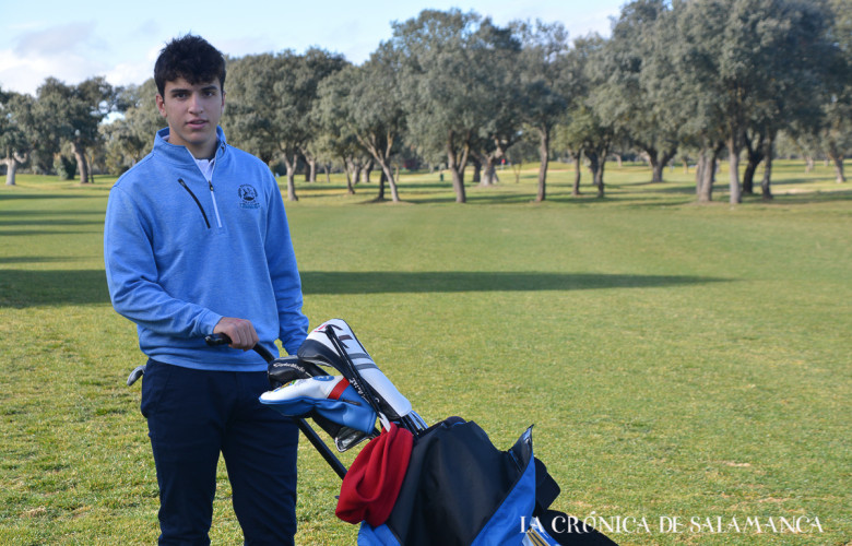El salmantino José María Rozas es una de las promesas del golf nacional.