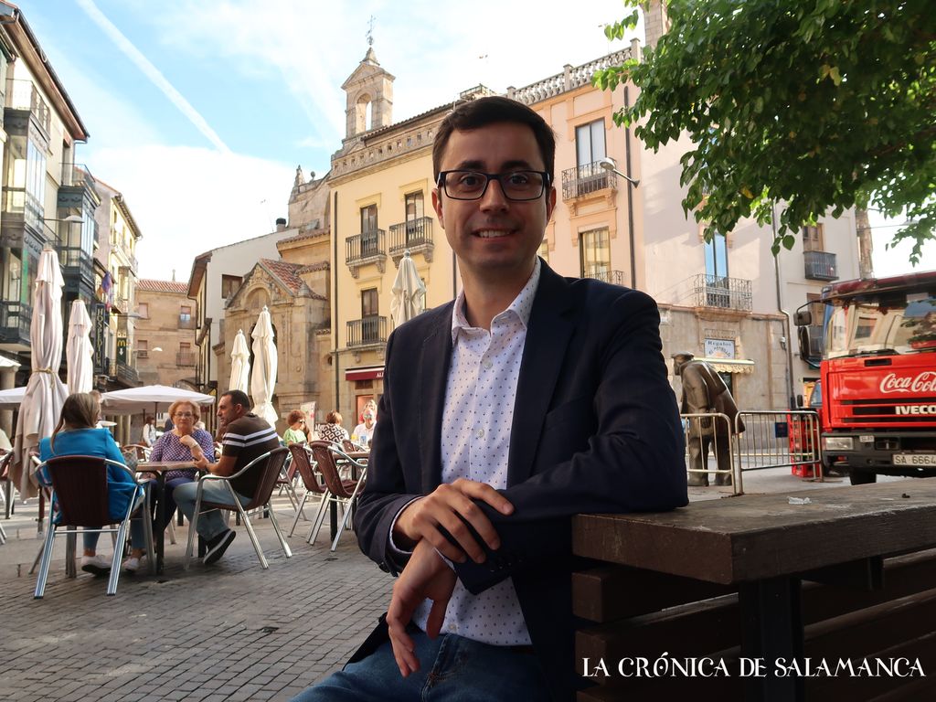 José Luis Mateos, portavoz del grupo municipal socialista en el Ayuntamiento de Salamanca.