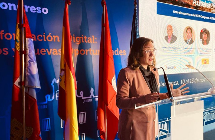 La consejera de Movilidad y Transformación Digital, María González Corra.