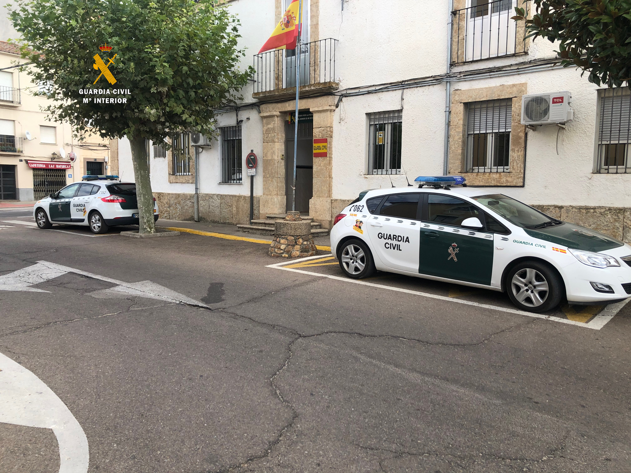 El cuartel de la Guardia Civil en Ciudad Rodrigo.