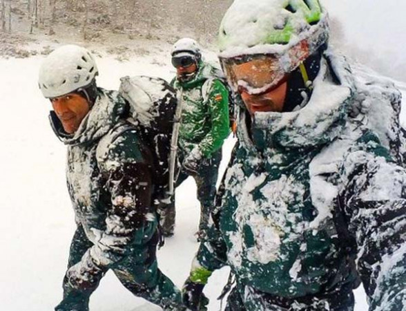 Guardias Civiles del servicio de rescate en montaña. Imagen. Guardia Civil. ARCHIVO.
