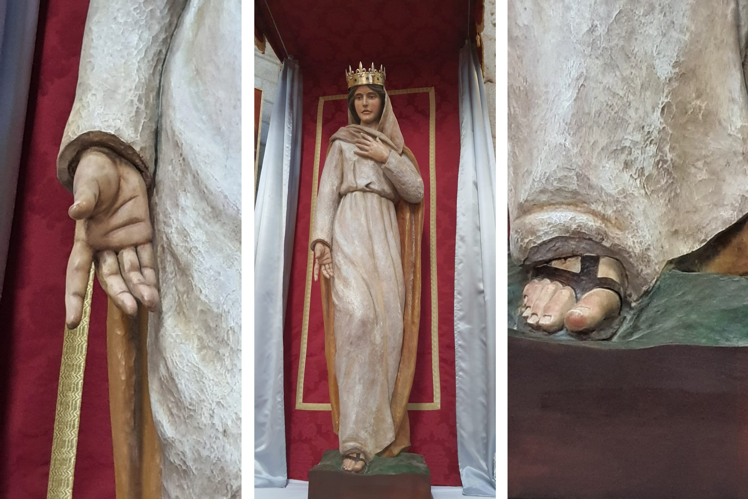 Detalles de Santa María Reina, de Peñaranda. Fotografía. Adrián Romero