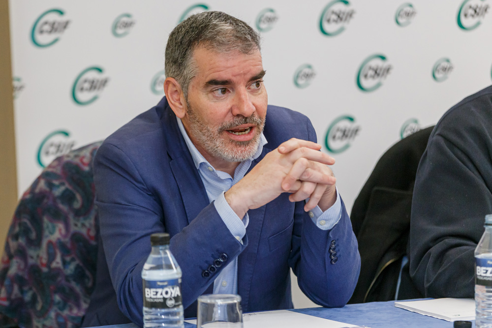 ICAL/ Benjamín Castro, presidente de CSIF en Castilla y León. ARCHIVO.