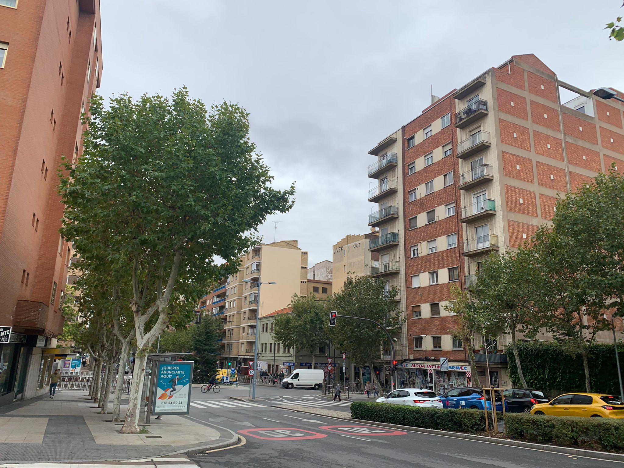 La avenida Federico Anaya, en Garrido.