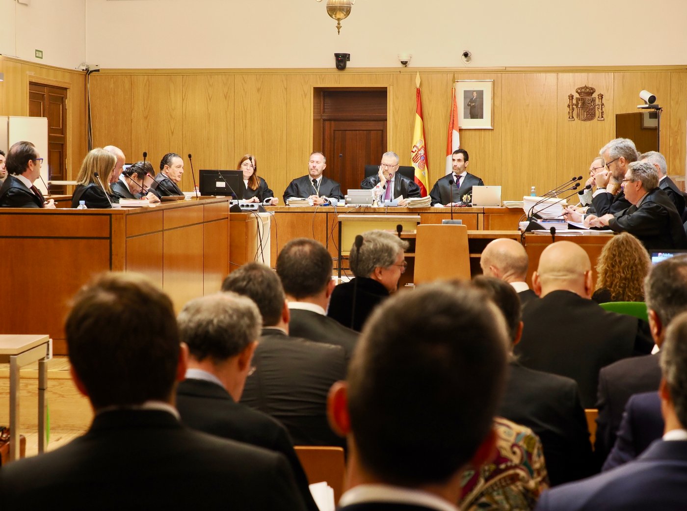 El juicio de la ‘trama eólica’ arrancó en la Audiencia Provincial de Valladolid con las cuestiones previas. Foto: R.Valtero | Ical.