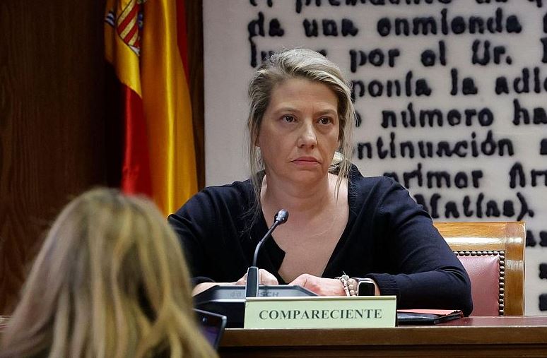 Cristina Álvarez en el Senado, en noviembre de 2024.